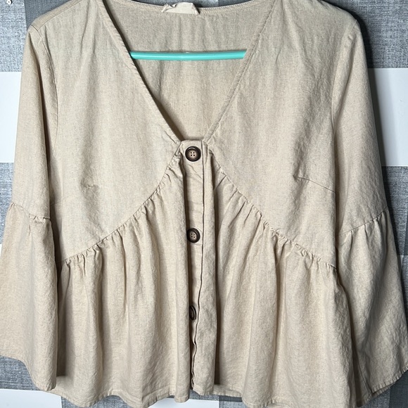 Altr’d State Linen Top - Picture 2 of 6